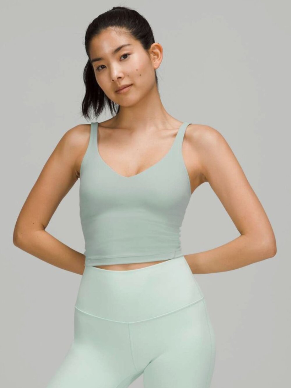 Lululemon Align Tank Top W1CW8S Silver Blue - Size 12